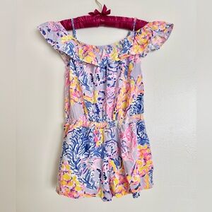 ❌CLEARANCE❌ Floral Off-Shoulder Kids Romper